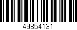 Código de barras (EAN, GTIN, SKU, ISBN): '49854131'
