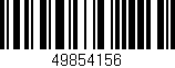 Código de barras (EAN, GTIN, SKU, ISBN): '49854156'