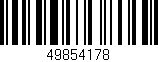 Código de barras (EAN, GTIN, SKU, ISBN): '49854178'