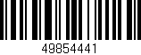 Código de barras (EAN, GTIN, SKU, ISBN): '49854441'