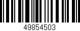 Código de barras (EAN, GTIN, SKU, ISBN): '49854503'