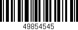Código de barras (EAN, GTIN, SKU, ISBN): '49854545'