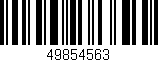 Código de barras (EAN, GTIN, SKU, ISBN): '49854563'