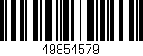 Código de barras (EAN, GTIN, SKU, ISBN): '49854579'