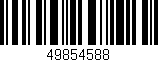Código de barras (EAN, GTIN, SKU, ISBN): '49854588'