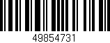 Código de barras (EAN, GTIN, SKU, ISBN): '49854731'