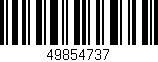 Código de barras (EAN, GTIN, SKU, ISBN): '49854737'