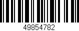 Código de barras (EAN, GTIN, SKU, ISBN): '49854782'