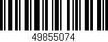 Código de barras (EAN, GTIN, SKU, ISBN): '49855074'