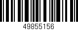 Código de barras (EAN, GTIN, SKU, ISBN): '49855156'