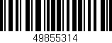 Código de barras (EAN, GTIN, SKU, ISBN): '49855314'