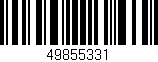 Código de barras (EAN, GTIN, SKU, ISBN): '49855331'
