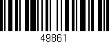 Código de barras (EAN, GTIN, SKU, ISBN): '49861'