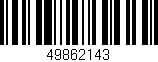 Código de barras (EAN, GTIN, SKU, ISBN): '49862143'