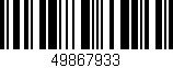 Código de barras (EAN, GTIN, SKU, ISBN): '49867933'