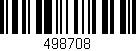 Código de barras (EAN, GTIN, SKU, ISBN): '498708'
