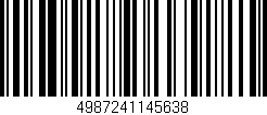 Código de barras (EAN, GTIN, SKU, ISBN): '4987241145638'