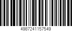 Código de barras (EAN, GTIN, SKU, ISBN): '4987241157549'