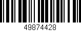 Código de barras (EAN, GTIN, SKU, ISBN): '49874428'