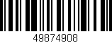 Código de barras (EAN, GTIN, SKU, ISBN): '49874908'