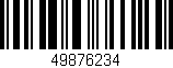 Código de barras (EAN, GTIN, SKU, ISBN): '49876234'