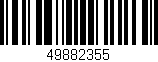 Código de barras (EAN, GTIN, SKU, ISBN): '49882355'