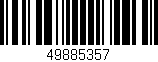 Código de barras (EAN, GTIN, SKU, ISBN): '49885357'