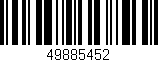 Código de barras (EAN, GTIN, SKU, ISBN): '49885452'