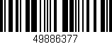 Código de barras (EAN, GTIN, SKU, ISBN): '49886377'