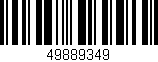 Código de barras (EAN, GTIN, SKU, ISBN): '49889349'