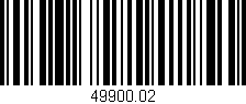 Código de barras (EAN, GTIN, SKU, ISBN): '49900.02'