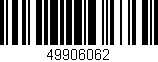 Código de barras (EAN, GTIN, SKU, ISBN): '49906062'