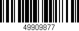 Código de barras (EAN, GTIN, SKU, ISBN): '49909877'