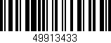 Código de barras (EAN, GTIN, SKU, ISBN): '49913433'