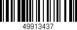 Código de barras (EAN, GTIN, SKU, ISBN): '49913437'