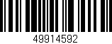 Código de barras (EAN, GTIN, SKU, ISBN): '49914592'