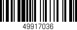 Código de barras (EAN, GTIN, SKU, ISBN): '49917036'