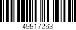 Código de barras (EAN, GTIN, SKU, ISBN): '49917263'