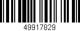 Código de barras (EAN, GTIN, SKU, ISBN): '49917829'