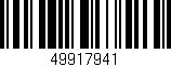 Código de barras (EAN, GTIN, SKU, ISBN): '49917941'