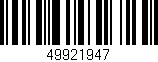 Código de barras (EAN, GTIN, SKU, ISBN): '49921947'