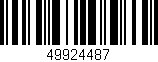 Código de barras (EAN, GTIN, SKU, ISBN): '49924487'