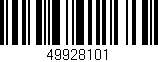 Código de barras (EAN, GTIN, SKU, ISBN): '49928101'
