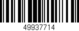 Código de barras (EAN, GTIN, SKU, ISBN): '49937714'
