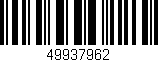 Código de barras (EAN, GTIN, SKU, ISBN): '49937962'