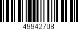 Código de barras (EAN, GTIN, SKU, ISBN): '49942708'