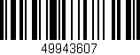 Código de barras (EAN, GTIN, SKU, ISBN): '49943607'
