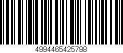 Código de barras (EAN, GTIN, SKU, ISBN): '4994465425798'