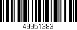 Código de barras (EAN, GTIN, SKU, ISBN): '49951383'