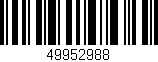 Código de barras (EAN, GTIN, SKU, ISBN): '49952988'